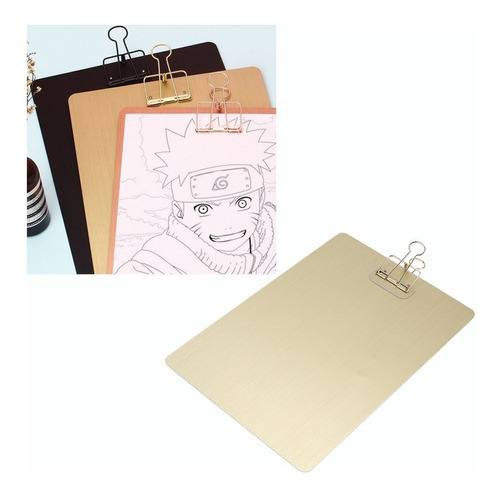 Carpeta de tablero de dibujo de metal inoxidable