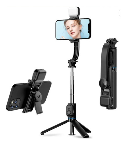 Palo Selfie Base Tripode K10 3 En 1