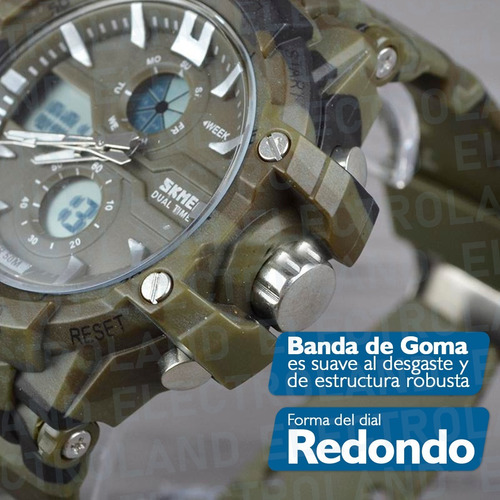 Reloj Skmei 0990 Sumergible Deportivo Digital Hombre / Mujer
