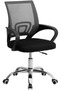 Segunda imagen para búsqueda de silla de escritorio royal design mesh gamer ergonomica negra