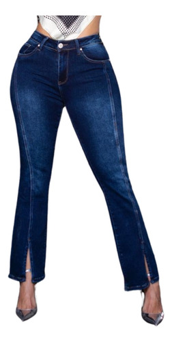 Jeans Mezclilla Campana Dama Pantalon 