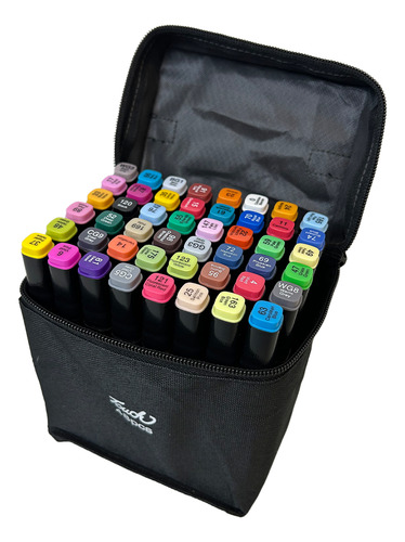 Set 48 Marcadores Resaltadores Doble Punta Touch + Estuche ®