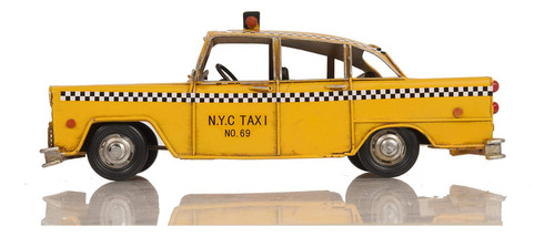 Molde Hojalata Hecho Mano Diseño Taxi Ciudad York Talla