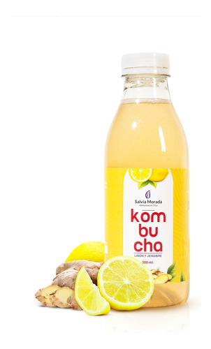 Kombucha Bebida Probiótica Detox Hidratante 500ml