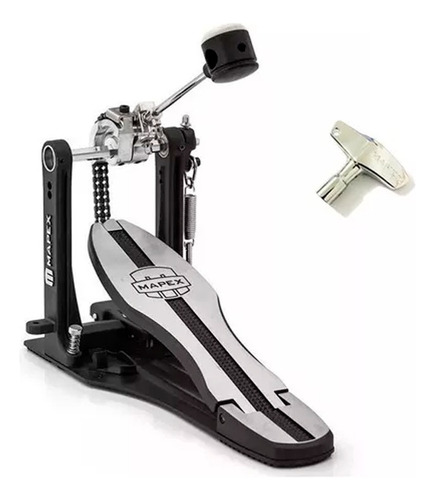 Pedal De Bateria Para Bumbo Mapex P600 Batedor 2 Faces