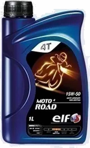 Aceite 4t Elf Semi Sintetico 15w50 Moto 4 Road X Litro