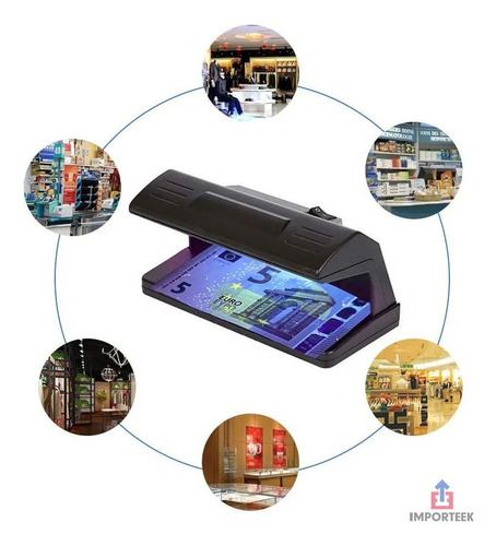 G Detector Checadora Billetes Falsos Pesos Dolares Lampara