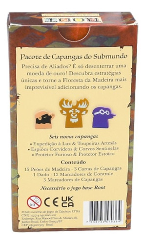 Root Pacote De Capangas Do Submundo Expansão De Jogo
