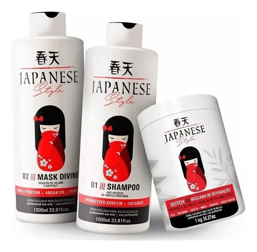 Combo Liso Definitivo Japonesa+ Redutox Japonês1kg 