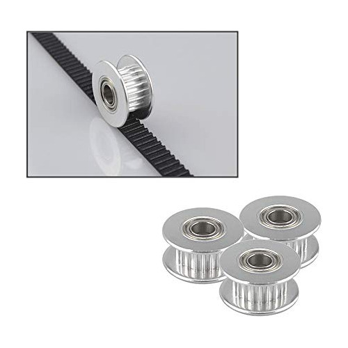 Polea Dentada Aluminio Gt2 20d 5 Mm 6 Mm