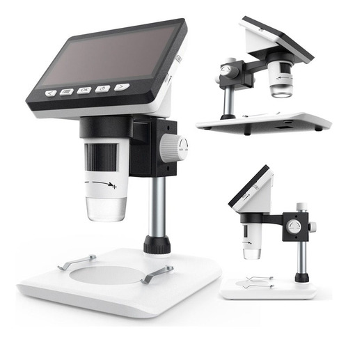 Microscopio Digital Lcd Portátil De Escritorio Con Alto Bril