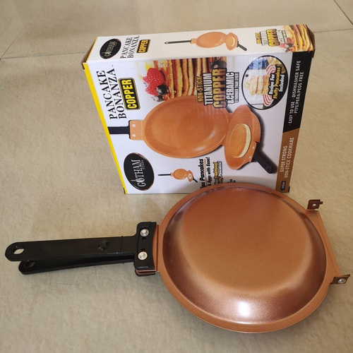 Double Sided Frying Pan With Nonstick Ceramic Coating