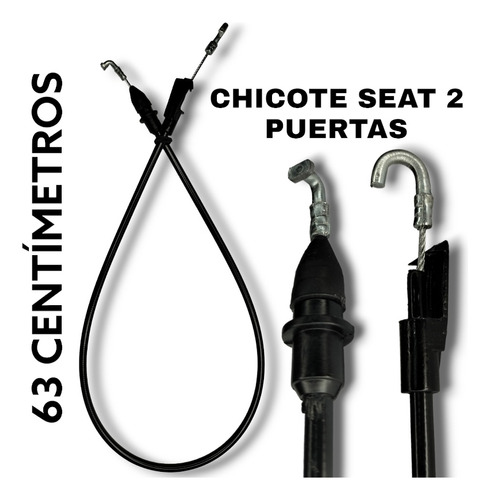 Chicote Para Manija Interior Seat Ibiza 2 Puertas 63 Cm