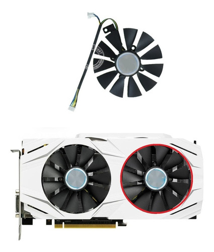 Cooler Fan Asus Strix Gtx 1060 Dual 4pin - T129215su 87mm