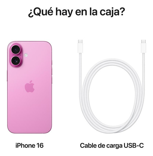 Apple iPhone 16 (256 Gb) - Rosa Chip + Esim