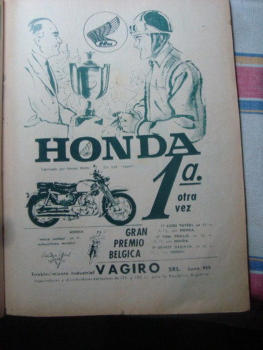 Moto Honda Est Ind Vagiro Publicidad Propaganda