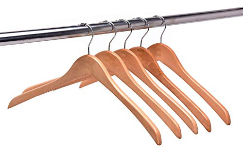 Percheros De Calidad Curvados De Madera Para Abrigos Y Traje