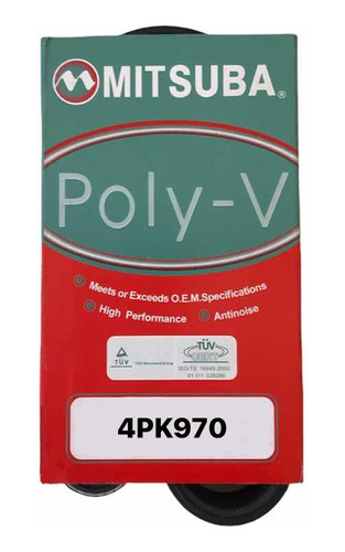 Correa Alternador A/a 4pk970 Rio Montero Mx Mz Silverado