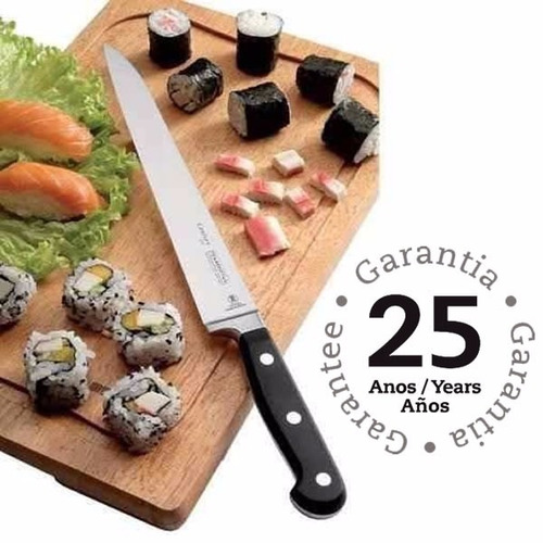 Faca Sashimi Sushi Tramontina Century Inox Profissional 35cm