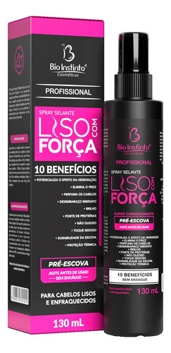 6 Kit Capilar Liso Com Força + Spray Liso Com Força Bio