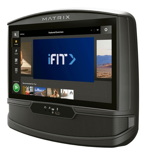 Elíptica Matrix Ascent A30 Xir Con Consola Hd Residencial