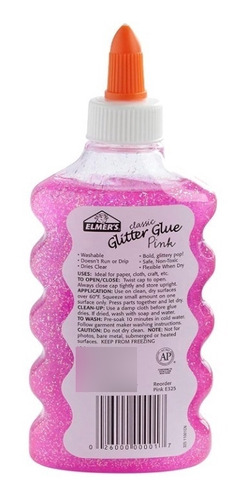 Pegamento Elmers Glitter Glue 3 Piezas 177 Ml Slime Morado (Usado)
