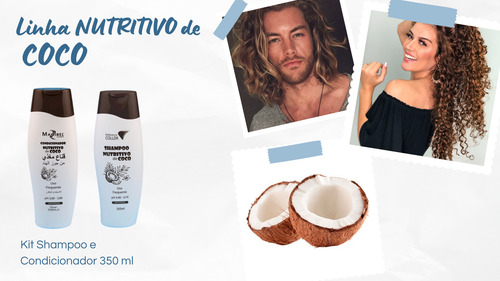 Kit Dia À Dia -coco -shampoo + Condicionador 350ml Mairibel