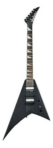 Guitarra Eléctrica Jackson Js Series Js32t Rhoads De Álamo Black Satin Con Diapasón De Amaranto