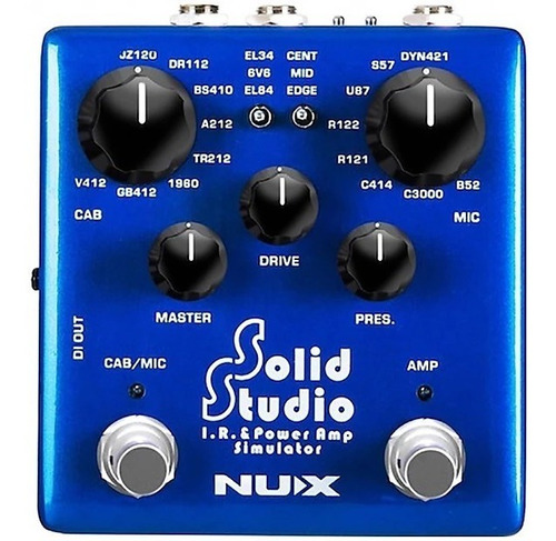 Pedal Nux Solid Studio Amp Simulator Nss5 + Nf E Garantia