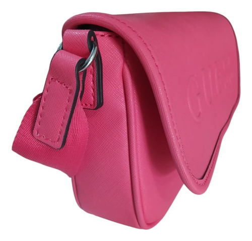 Bolso Guess Croosbody Watermelon Liso Logo Plata Watermelon