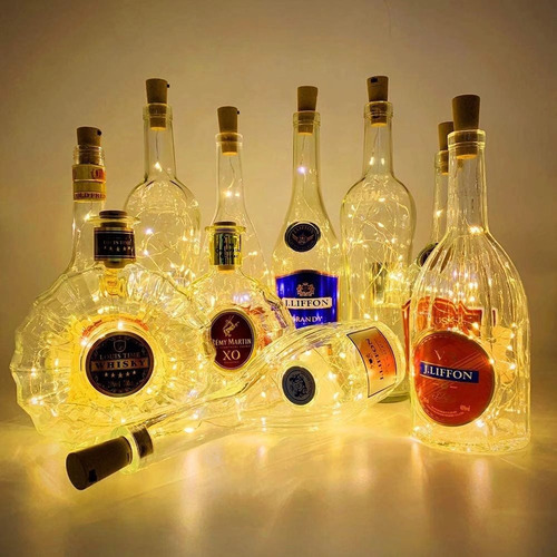 2m Luces Para Botellas Luz Corcho Tira Led 20led 15pcs Y
