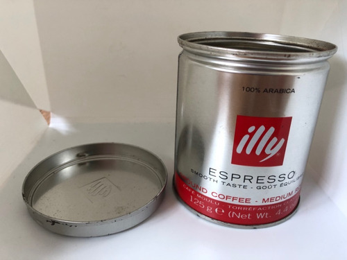 Lata De Café Illy Vacía