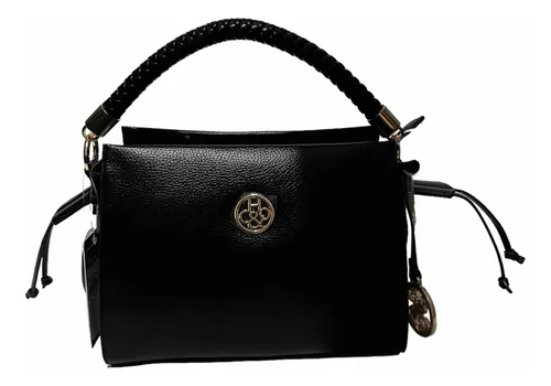 Bolsa H&co Negra Tipo Baguette Chica