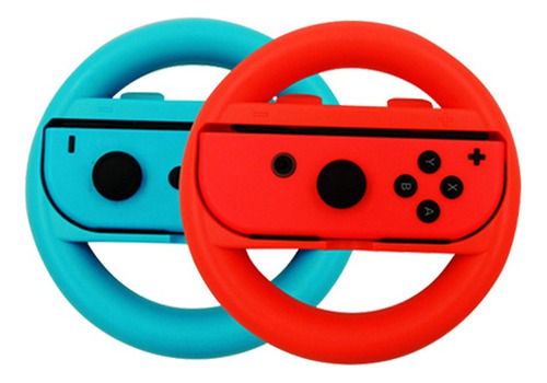 Volante Control Para Nintendo Switch Color Neon 2 Unidades Color Rojo