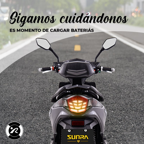 Imagen 4 de 11 de Moto Electrica- Scooter Sunra Litio 72v Hawk 3000w