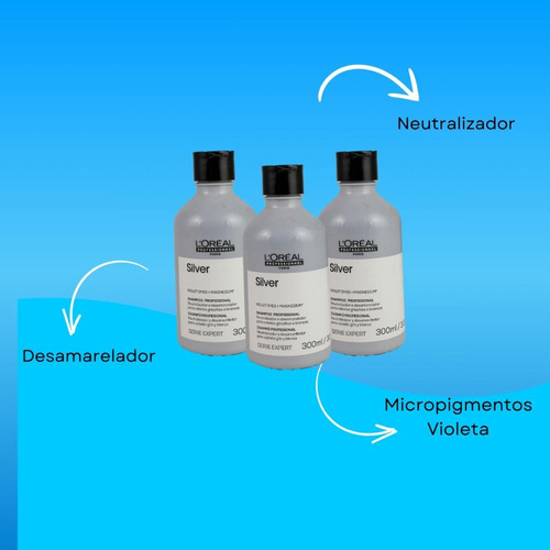 L'oréal Professionnel Silver Kit 3 Shampoo 300ml