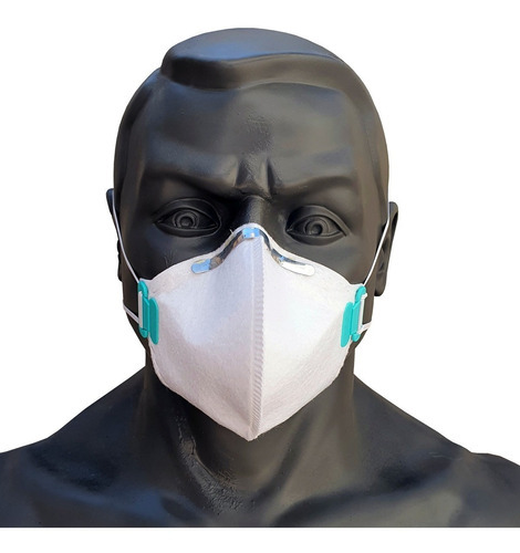Kit 10 Máscaras N95 Proteção Respiratória Pff2 Cor Branco Lub