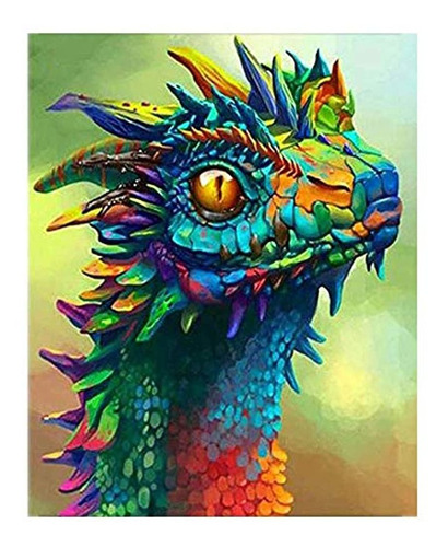 Pintura Por Números Para Adultos Niños Dragón Pintura