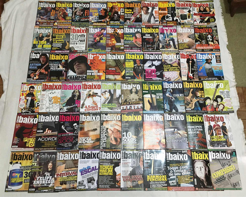 Revista Cover Baixo 60 Volumes + Bonus