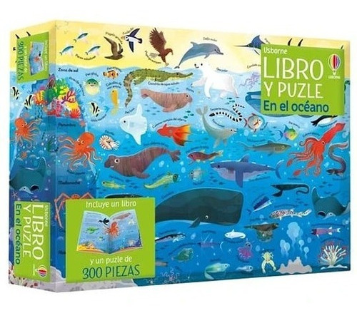 Libro Y Puzzle - En El Oceano (300 Piezas)