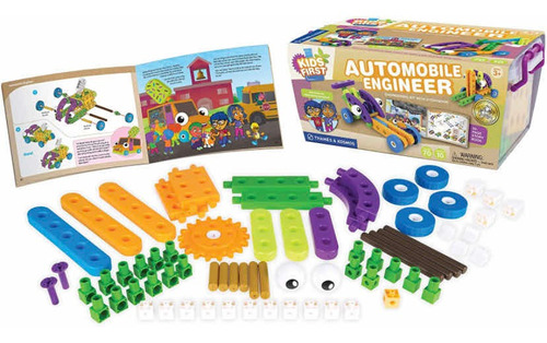 Robot Para Niños Ingeniero Auto Bloques Armar Didáctico