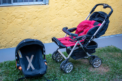 Coche De Bebé Travel System Premium Baby Silla Usado