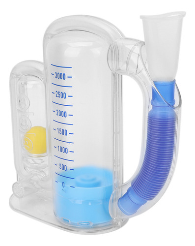 Ejercitador De Respiración Con Espirometría De 3000 Ml, Lung