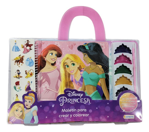 Maletin Crear Colorear Disney Princesa ELG Dju17569 