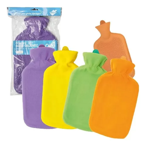 Bolsa Agua Caliente Reforzada Rosca Con Funda 1.8lts Atucha
