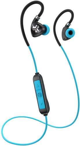 Auriculares Jlab Fit 2.0, Bluetooth/azul/6hs De Uso