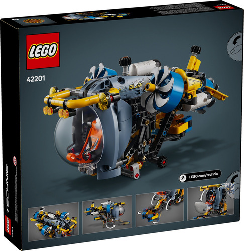 Lego Technic 42201 Submarino De Aguas Profundas