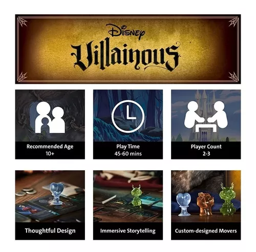 Disney Villainous: Despicable Plots Strategy Board Game