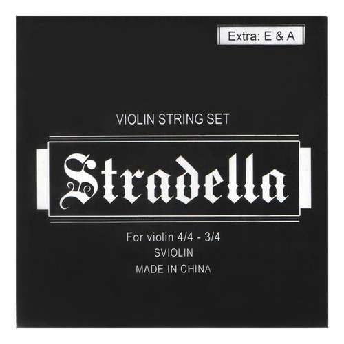 Encordado Cuerdas Para Violin 3/4 - 4/4 Stradella