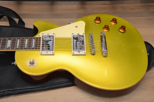 Guitarra Epiphone Les Paul Standard - Goldtop + Upgrade | MercadoLivre